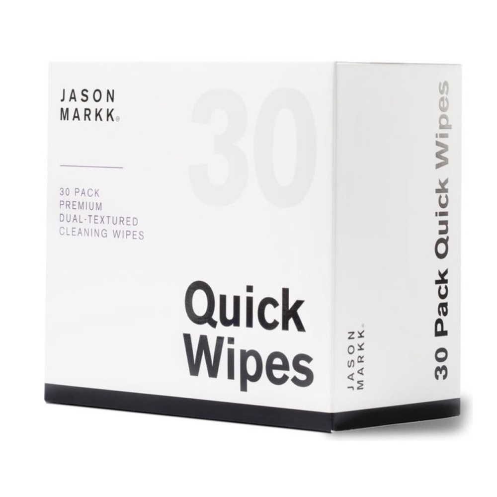 Jason Markk Quick Wipes 30 Count Premium Dual Textured Shoe Cleaning Wipes NIB - Picture 2 of 10